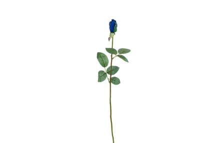 23" Blue Rose Bud Stem