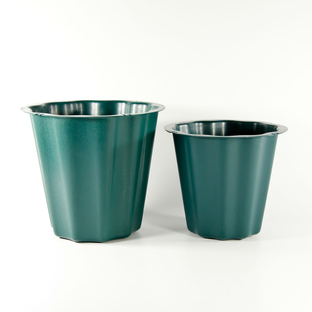 Plastic Green Floral Containers