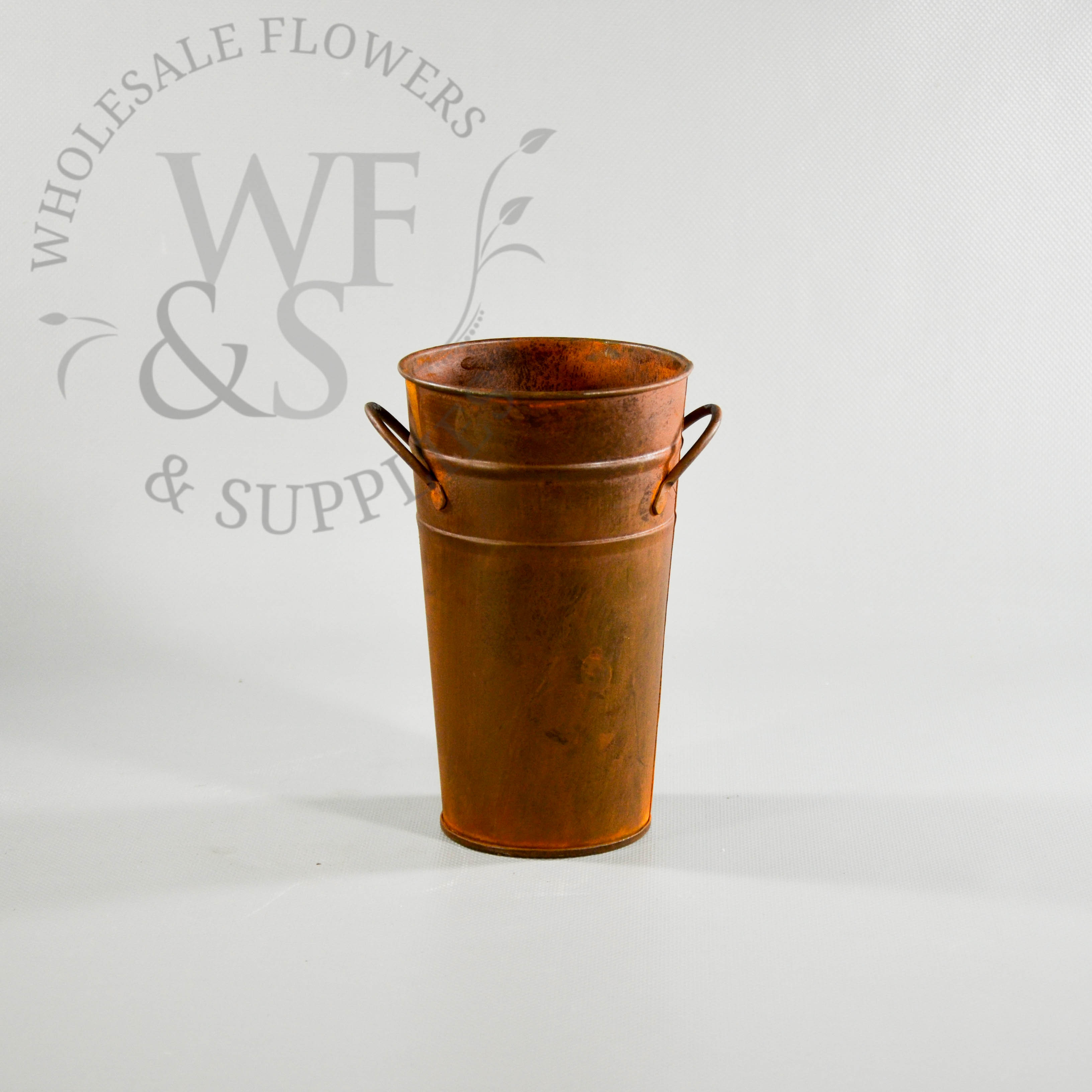 Antique Rusty Tin French Buckets