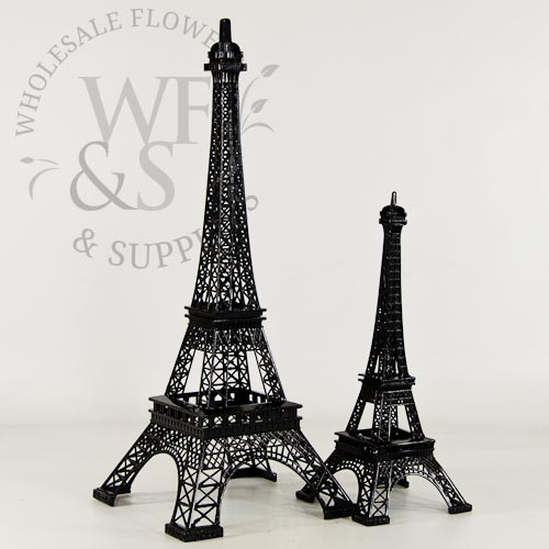 Mini Metal Eiffel Towers Black