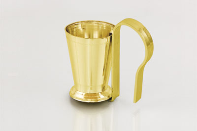 Mint Julep Cup with Pew Clip, One Case of 24 - Gold