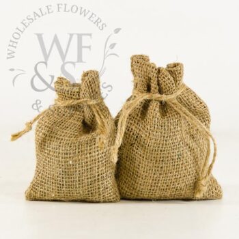 Natural Burlap Bags 6-Pack 3"x4"