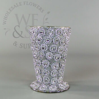 Mini Diamond Glitter Pilsner Vases Small