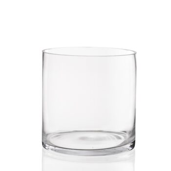 Glass Cylinder Vase 6-inch x 6-inch