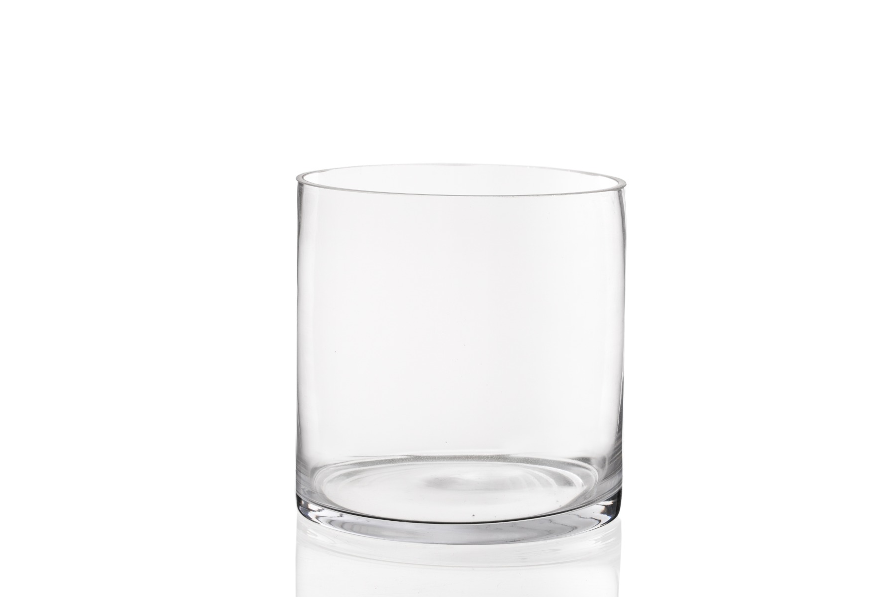 Glass Cylinder Vase 6-inch x 6-inch