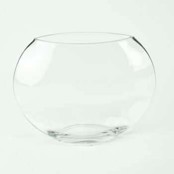 Clear Moon Bowl Vase