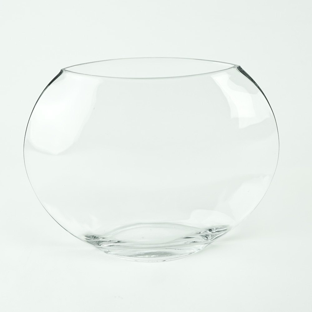 Clear Moon Bowl Vase