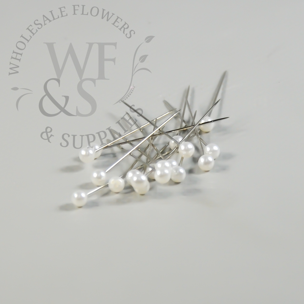 Corsage Pins 1.5" pearl color